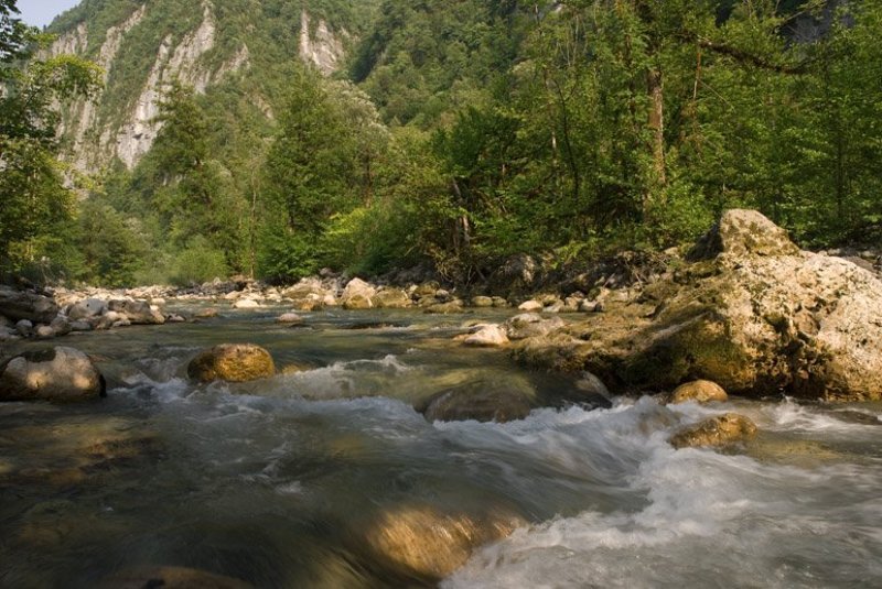 абхазия, страна души Река Бзыбь фото превью