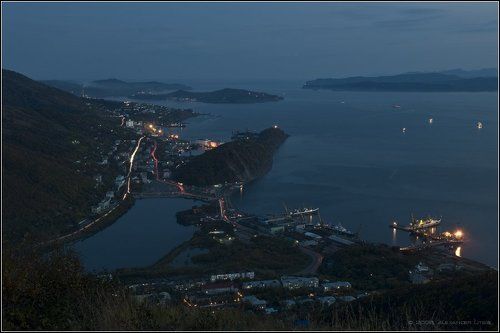 Авачинская бухта вечером