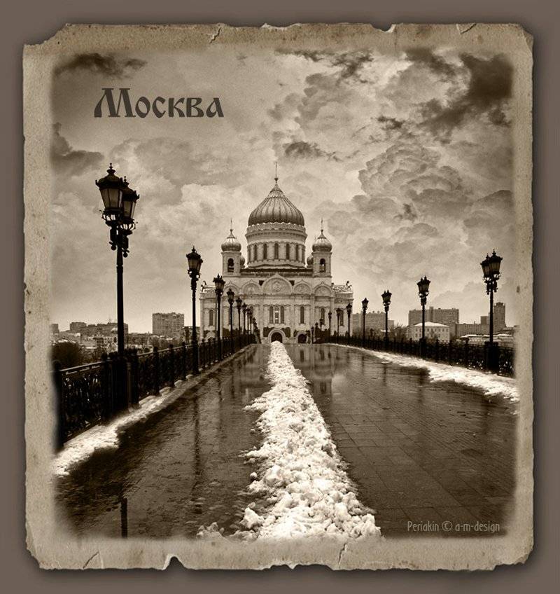 москва, храм, снег, Виктор Перякин