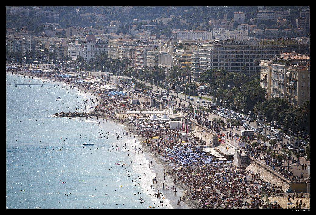 ницца, море, пляж, французы, seleznev
