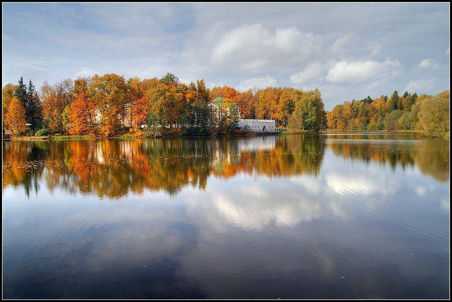 октябрь, озеро, остафьево, осень, Григорий Иващенко