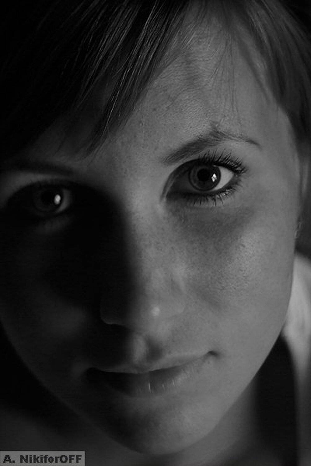 портрет, ч\б, Skifik