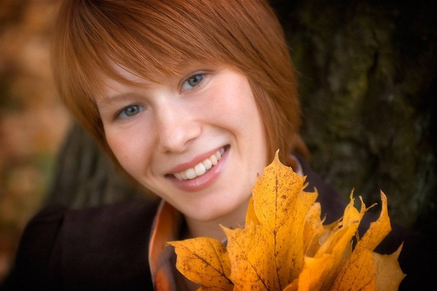 девушка, осень, природа, портрет, настроение, улыбка, учительница, Павел