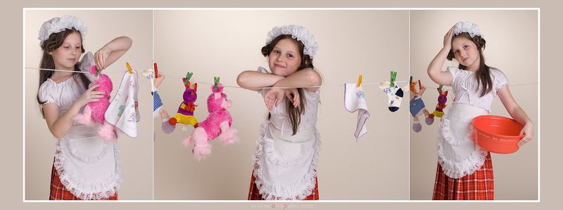 помощница,девочка,стирка,студия Помощница фото превью