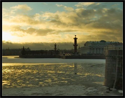 Зимняя невская зарисовка