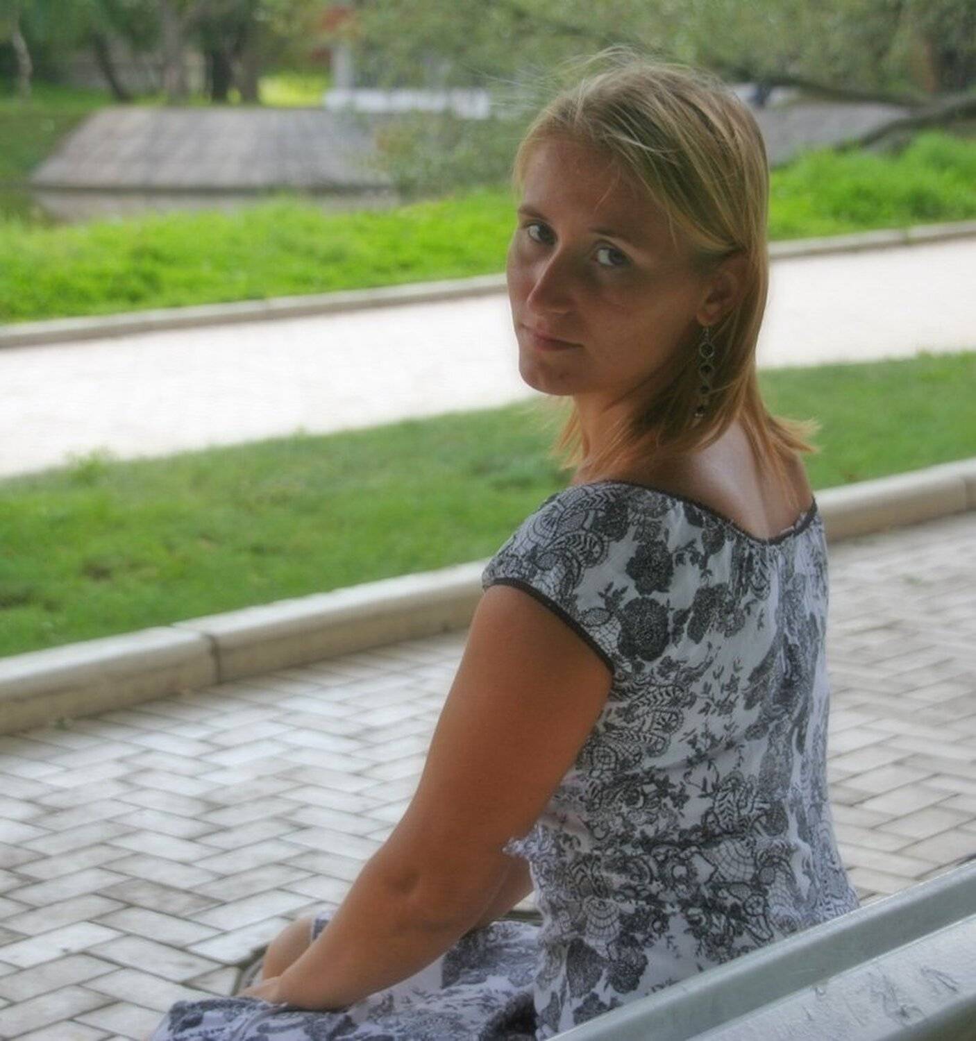 девушка, парк, Freya