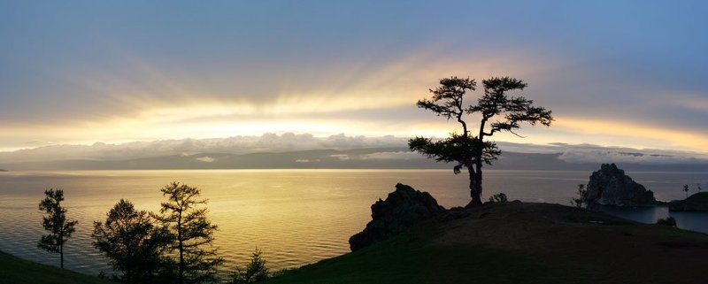 Байкальский закат фото превью