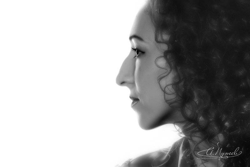 камея,профиль,портрет,девушка, Александр Путев