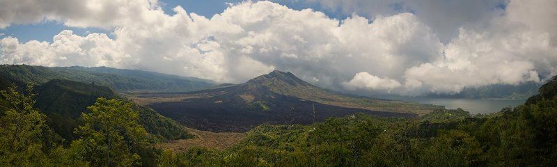 О вулкане вдалеке фото превью