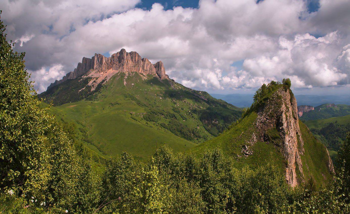 кавказ, лето, горы, тхачи, Николай Мысливцев