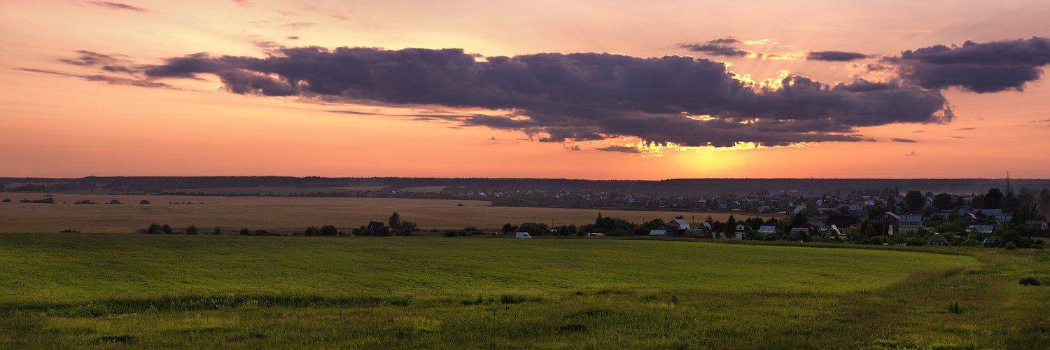 Вечер, Закат, Лето, Марина Никифорова