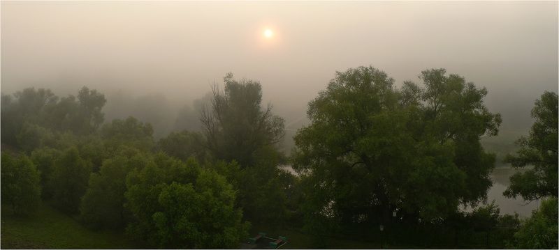 Утро туманное фото превью