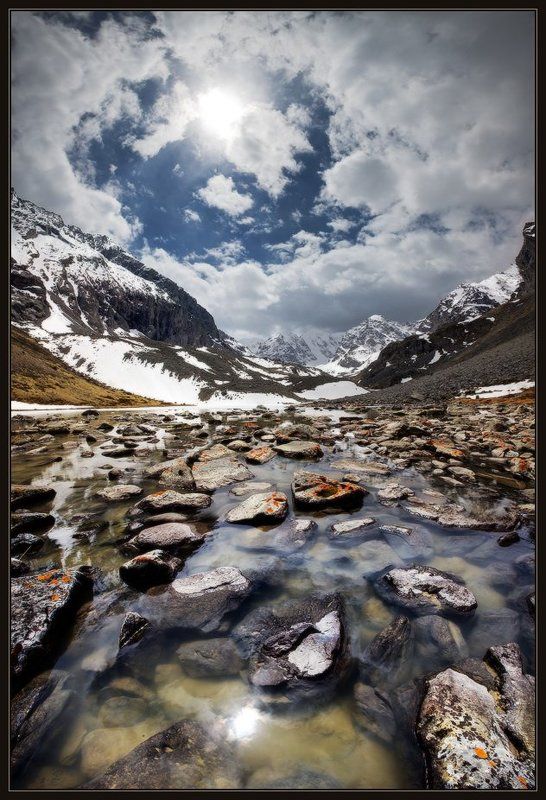 Алтай, Вода, Горы, Камни, Небо, Облака, Озеро, Ярославский виталий Просветление фото превью