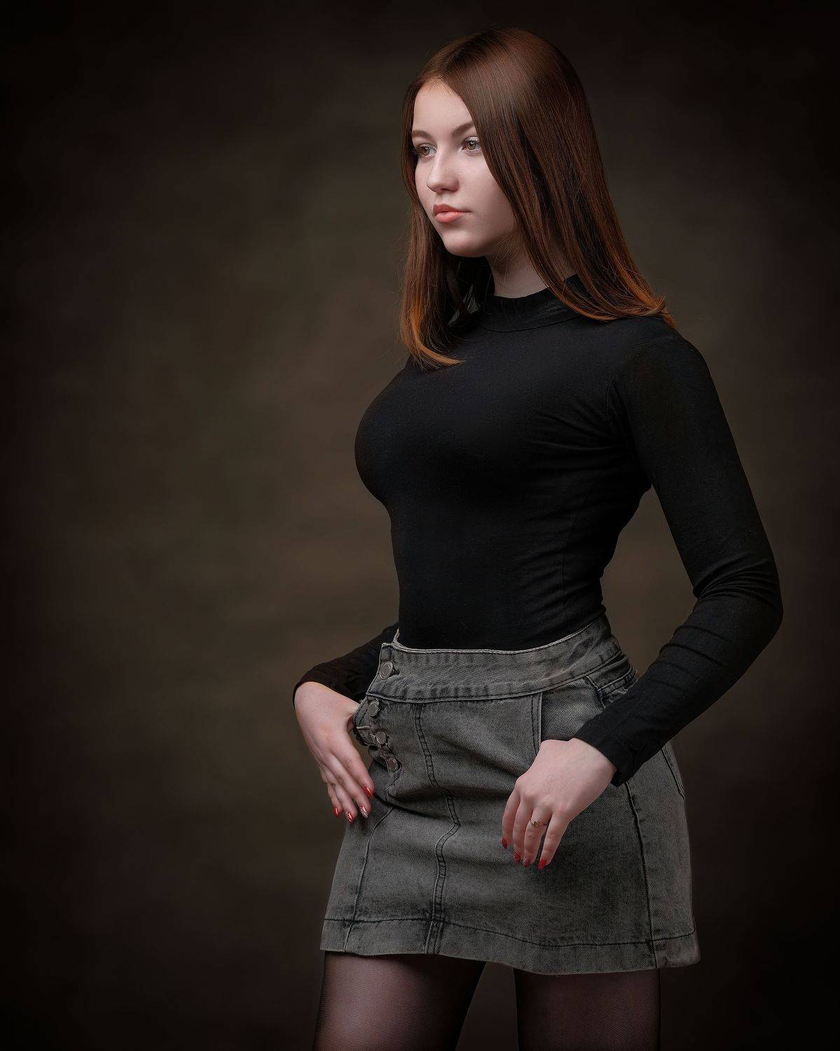 девушка, портрет, Илья Филимошин