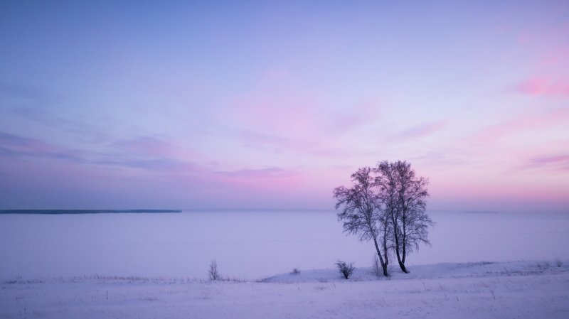 Зимний берег фото превью