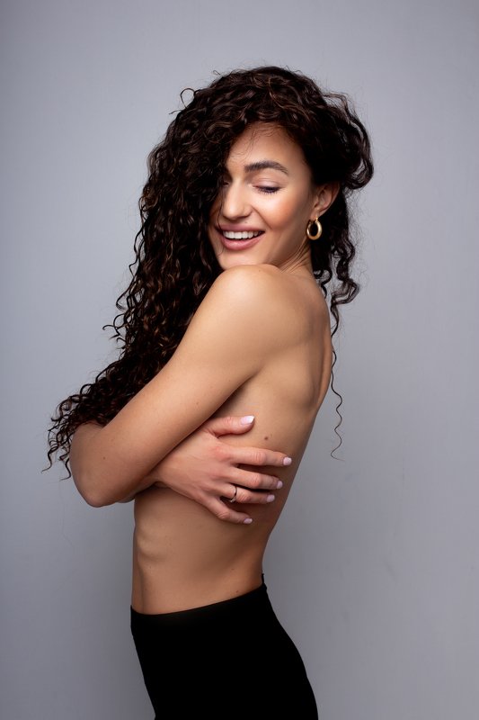 женский портрет, портрет, фотостудия, фотосессия в студии Настя фото превью