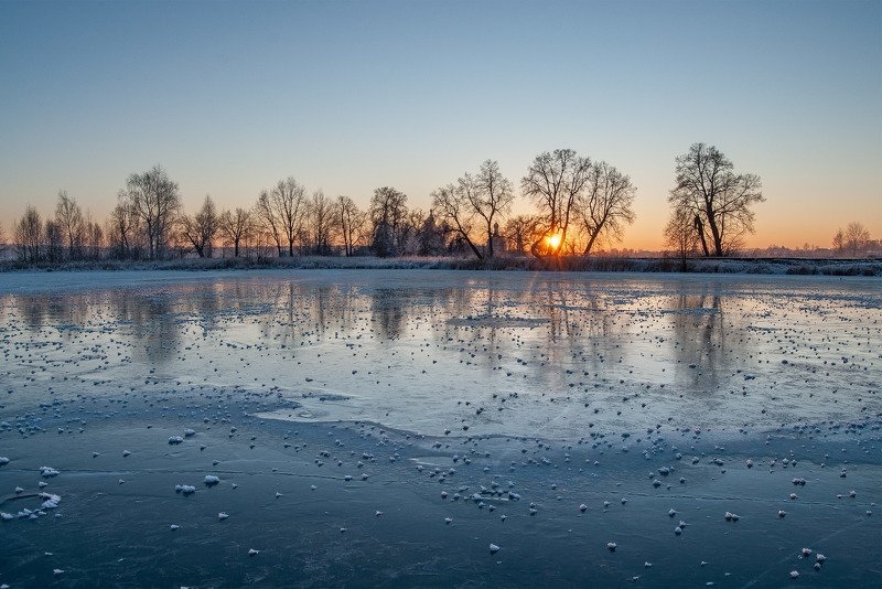 утро, вечер, мороз, озеро, монастырь, церковь, рассвет, заказ, лёд, снег *** фото превью