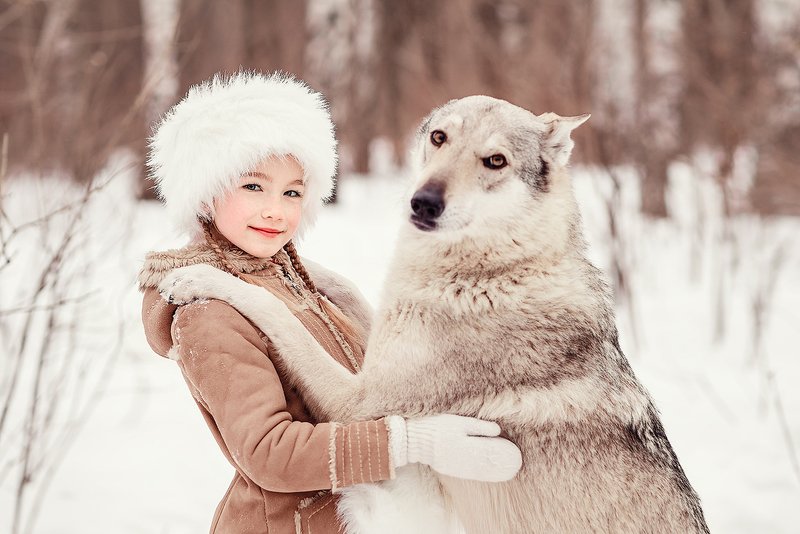 зима, зимний день, winter, дети, питомец, друзья, дружба, волк, детство, зимняя фотосессия, детская фотосессия, детская фотография, children photography, kid, children, child, childhood, детство, семейная фотосессия, дети модели, дети модели москва, wolf Masha фото превью
