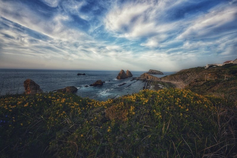 испания, бискайское побережье, бискайский залив, атлантика, океан, скалы Испанские зарисовки фото превью