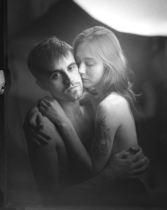 чернобелый, портрет  фото превью