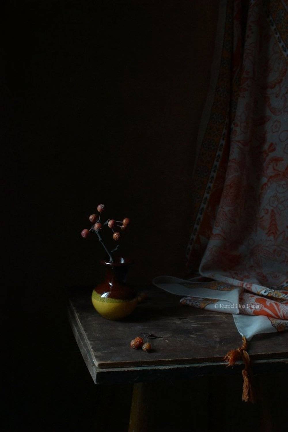 натюрморт, ранетки, зима, январь, Курочкина Диана