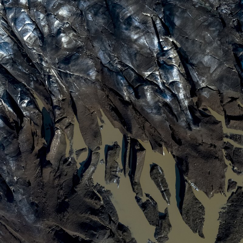 аэрофотосъёмка,iceland,абстракция,тающий ледник vatnajokull glacier gangrene..... фото превью