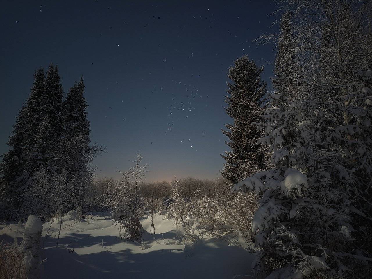 печора,ночь,звезды, Игорь Подобаев