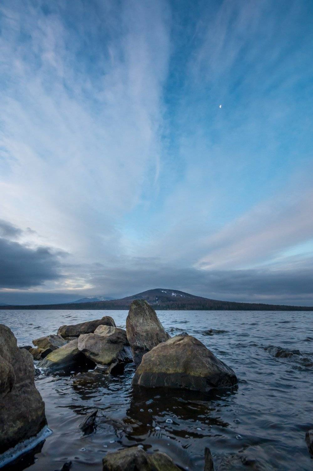 утро облака осень озеро урал камни зюраткуль, Жданов Дмитрий