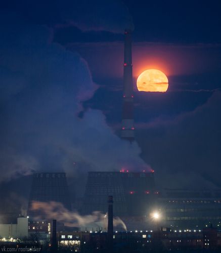 Полнолуние над Омском