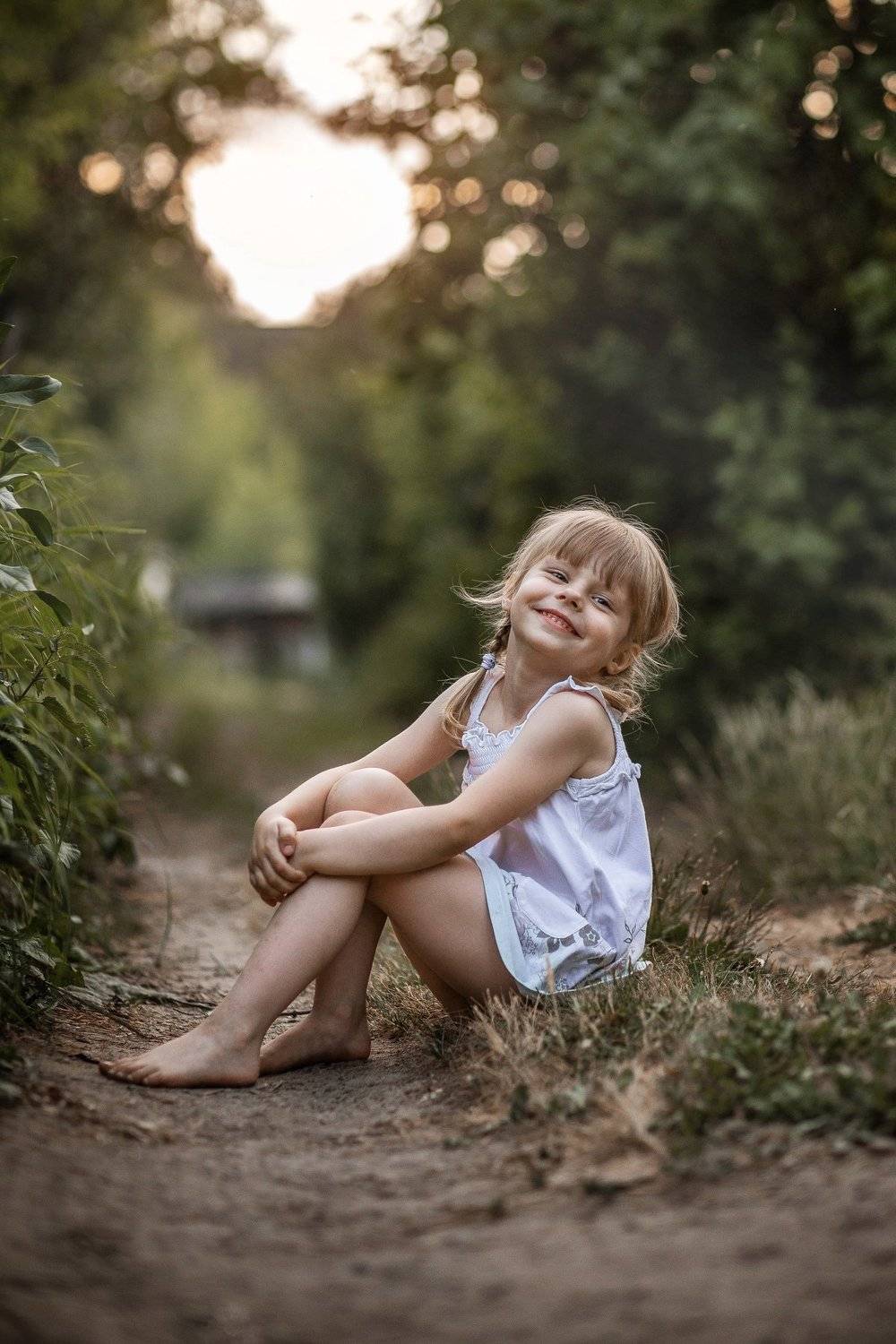 девочка, портрет, детство, лето, закат, прогулка, милая, улыбка, веселая, , Мила Шелест