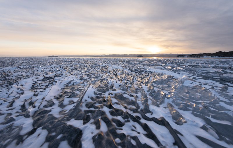 Байкал, лед Лед Байкала фото превью