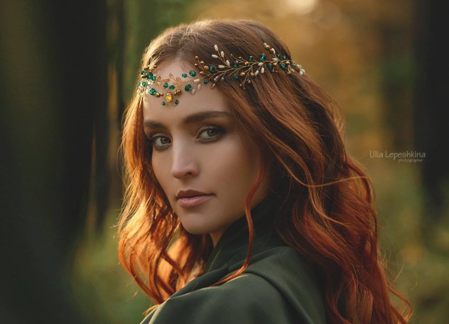 женский портрет фотосессия художественная фотография сказка лесная эльфийкая, Юлия Лепёшкина