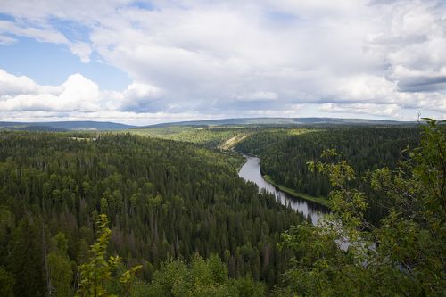 Просторы Пермского края, река Усьва