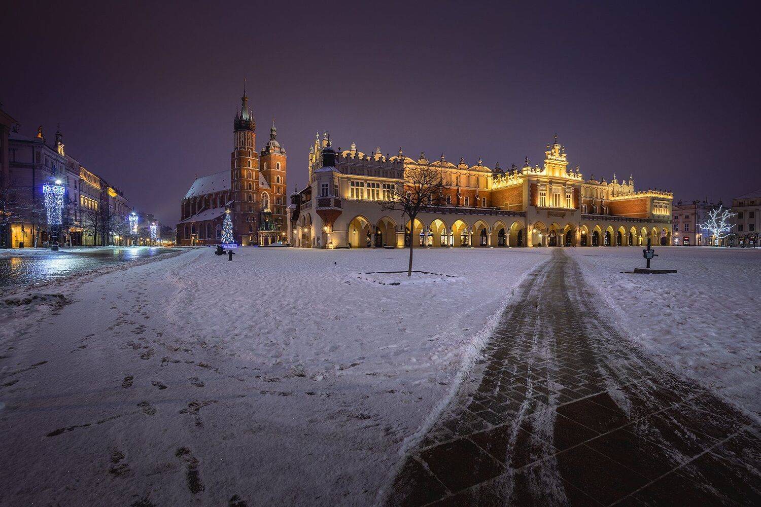 poland, krak&oacute;w, cracow, winter, Michał Kasperczyk