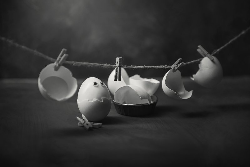 яйцо, eggs, стирка, чб, концепты, прачка Laundress фото превью