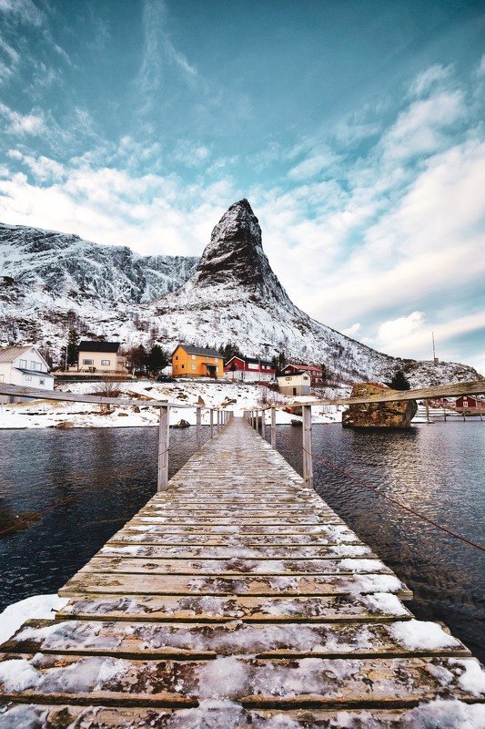 lofoten,architecture,sea,norway One day фото превью