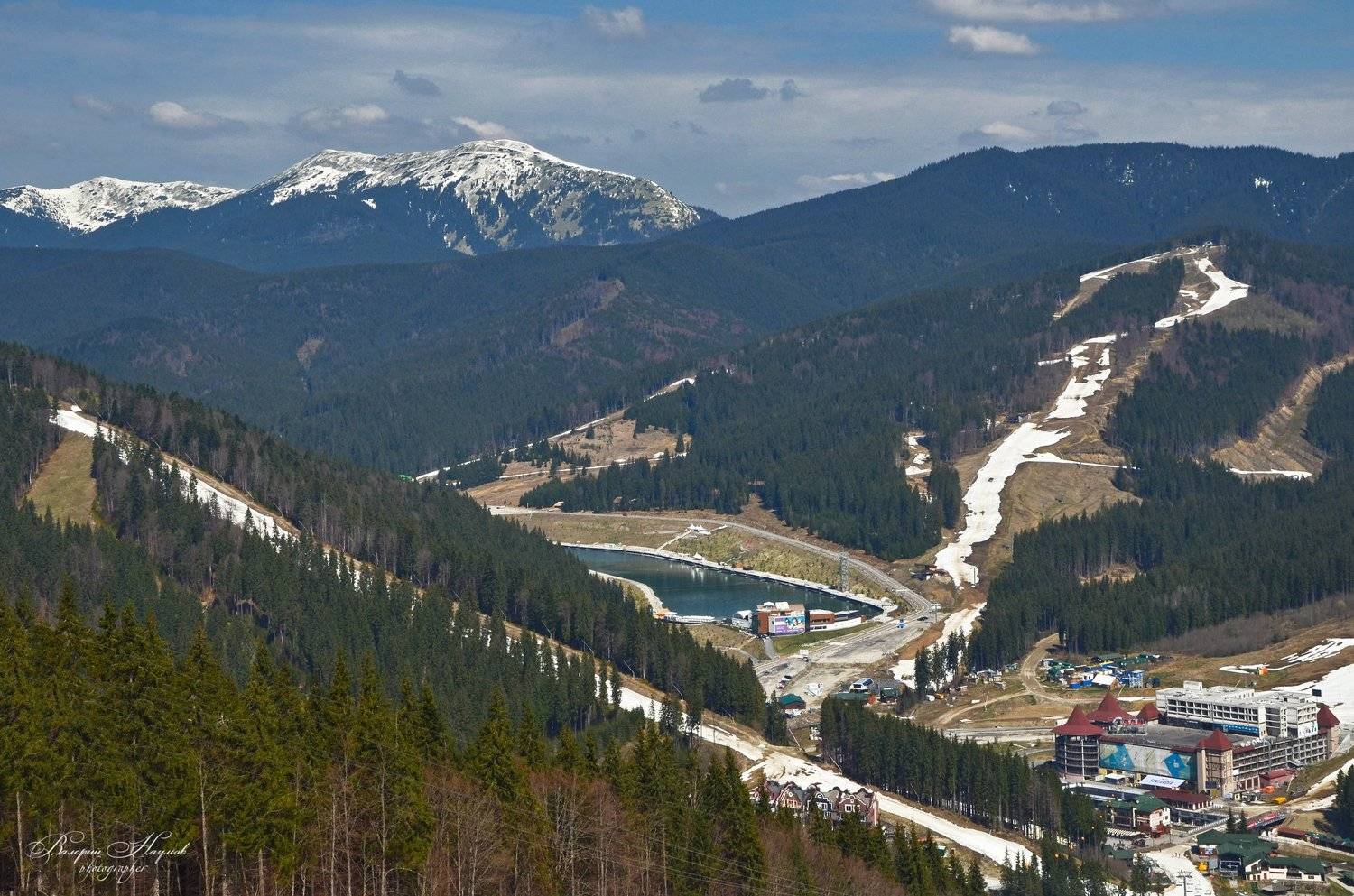 карпаты, буковель, трассы, горно-лыжный курорт, горы медвежик, довбушанка, Валерий Наумов