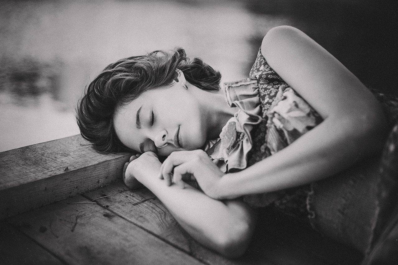 Sleep, Девушка., Причал, Сон, Symmetry Jonny