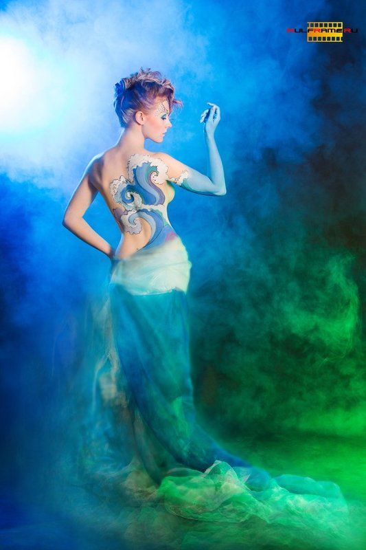 топлесс, стихии, боди-арт, креатив, проект, студия СТИХИИИ фото превью