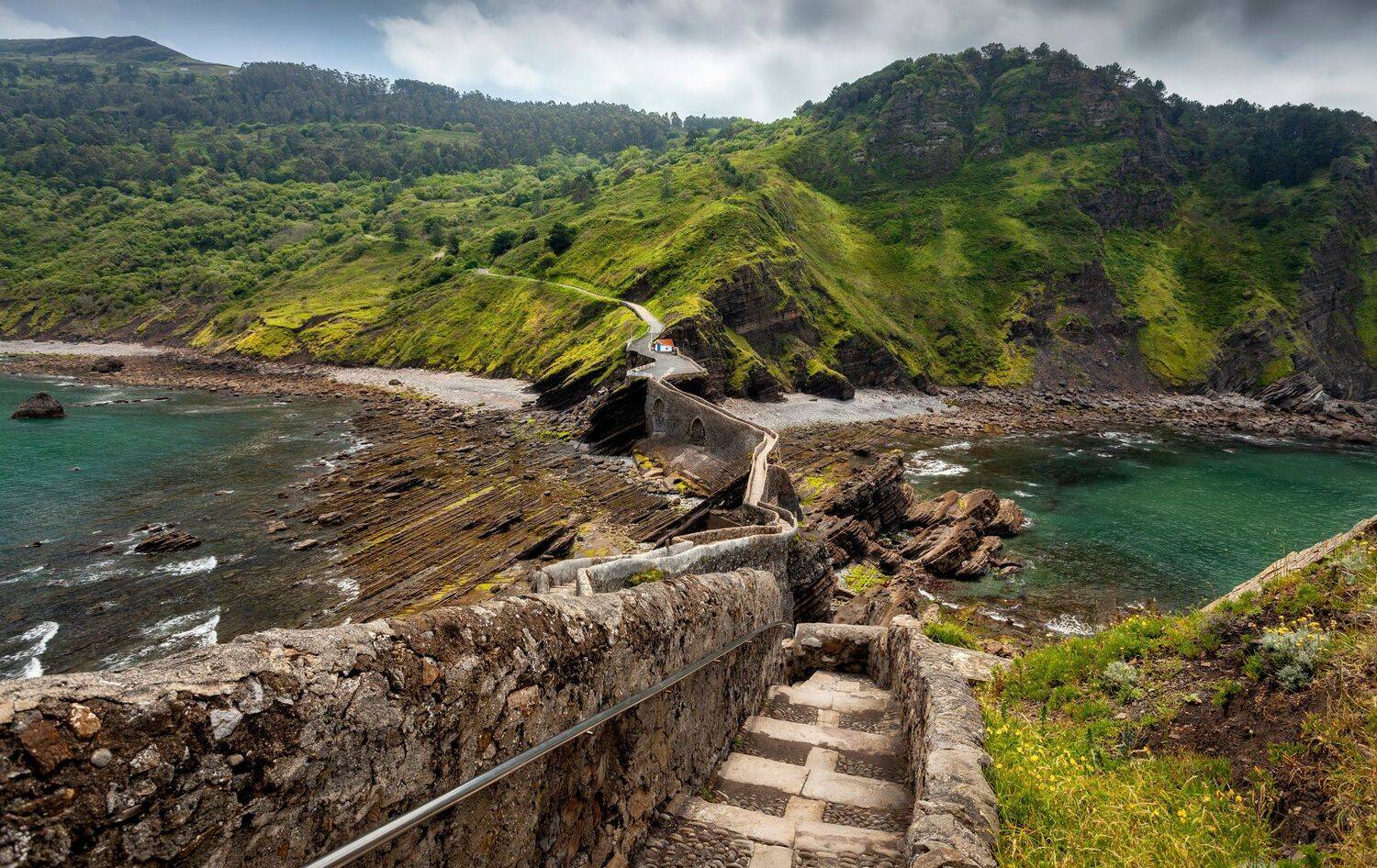 горы, дорога, океан, Александр Безмолитвенный