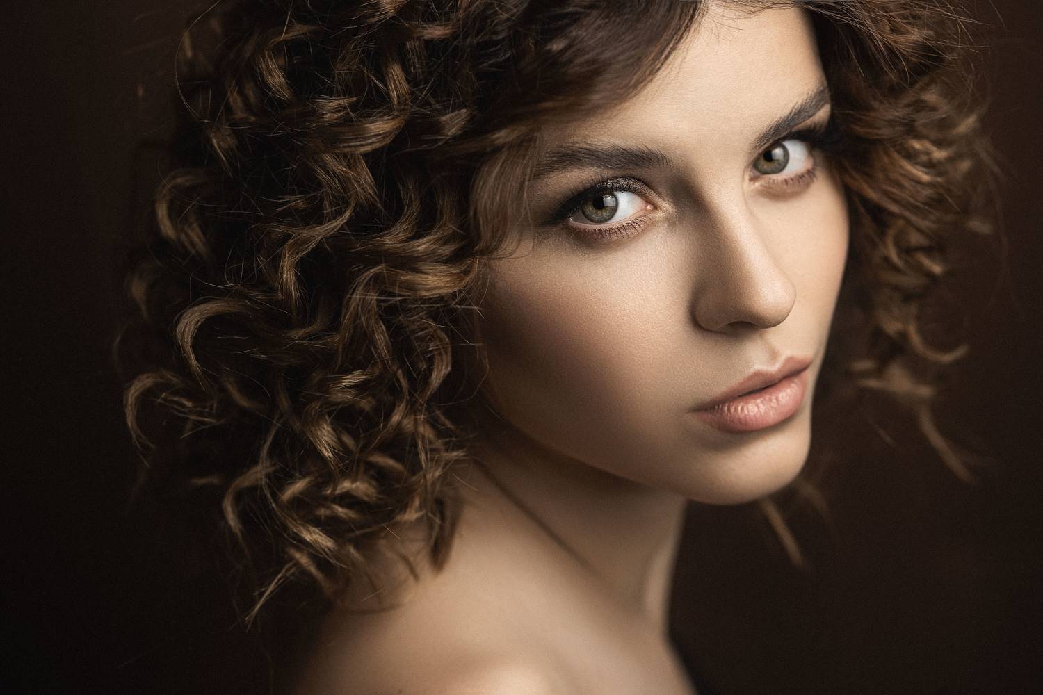 девушка, модель, портрет, фотосессия, студия, макияж, гламур, girl, beauty, perfect, pretty, model, modeling, young, portrait, make-up, творческий портрет, женский портрет, woman, young woman, glamour, Владимир Васильев