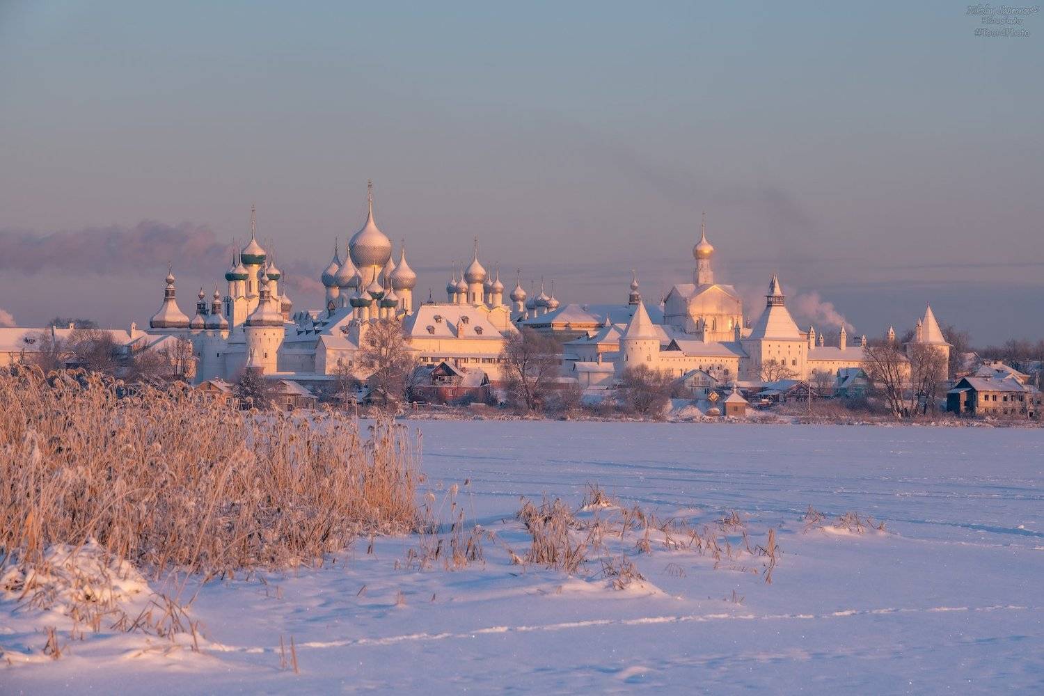 неро, ярославская область, ростов великий, ростовский кремль, зима, русская зима, рассвет, мороз, Николай Сапронов