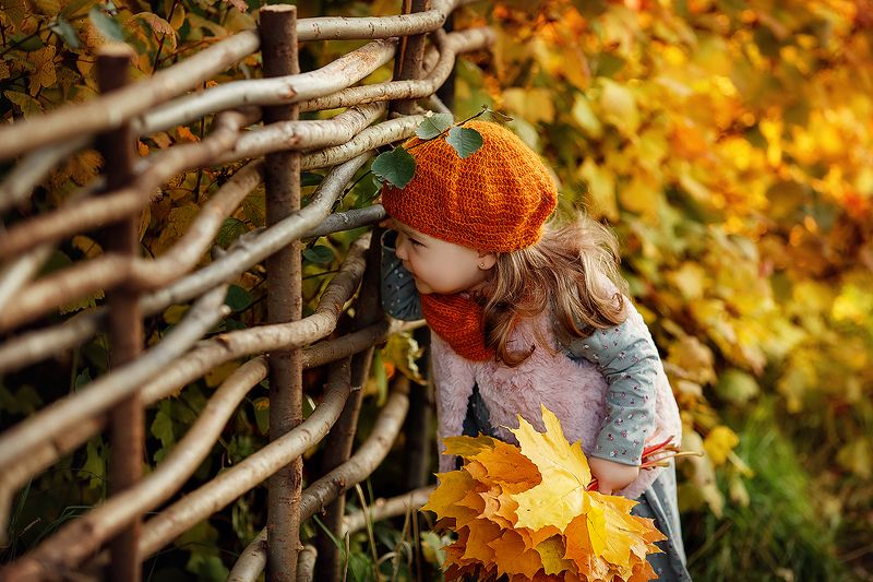 Саша и осень фото превью