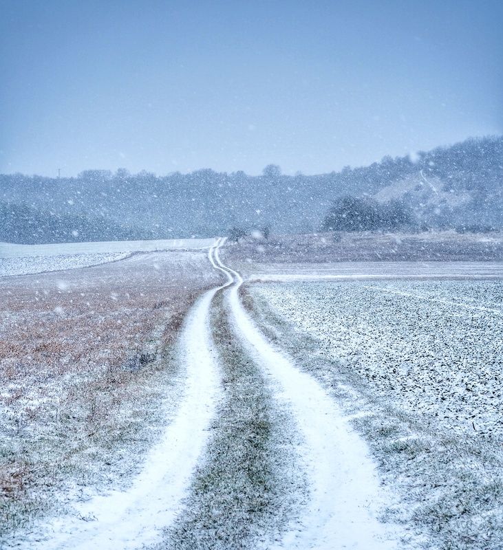 Winter road... фото превью