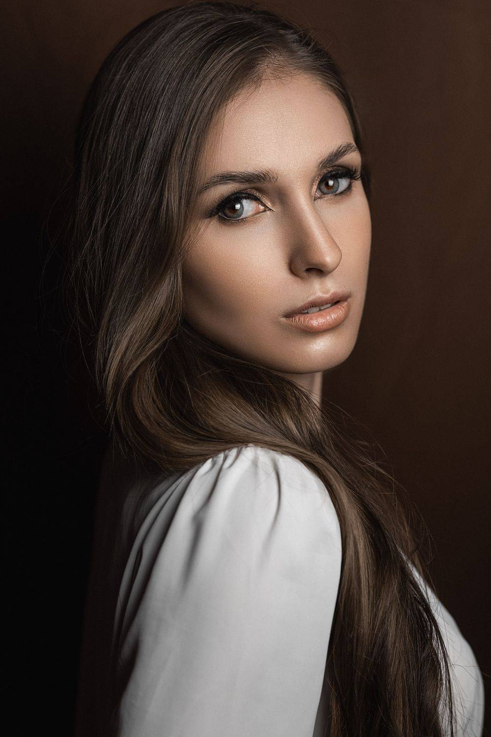 девушка, модель, портрет, фотосессия, студия, макияж, гламур, girl, beauty, perfect, pretty, model, modeling, young, portrait, make-up, творческий портрет, женский портрет, woman, young woman, glamour, Владимир Васильев