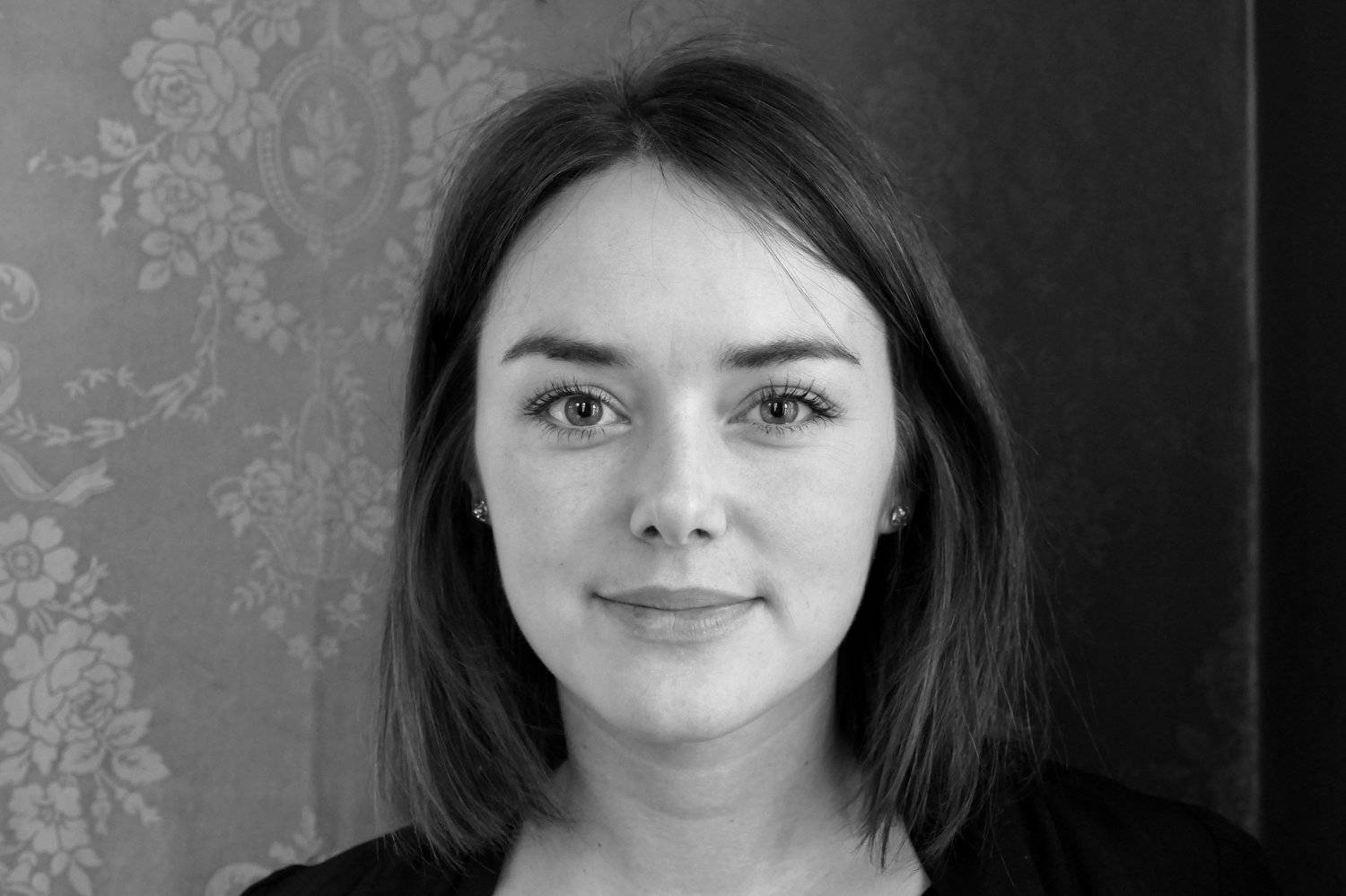 Portrait, black&white, young, Norway, smile, look, face, people, girl, woman, , Svetlana Povarova Ree