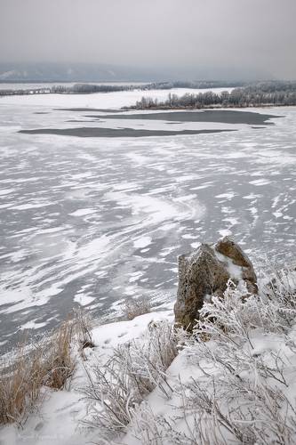 Вид на Волгу с горы Барсук