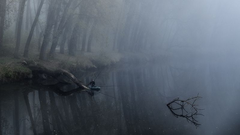 украина, коростышев, природа, река тетерев, тишина, туман, уединение, рыбак, счастье, жизнь, вдохновение, отражение, фотограф, чорный, \