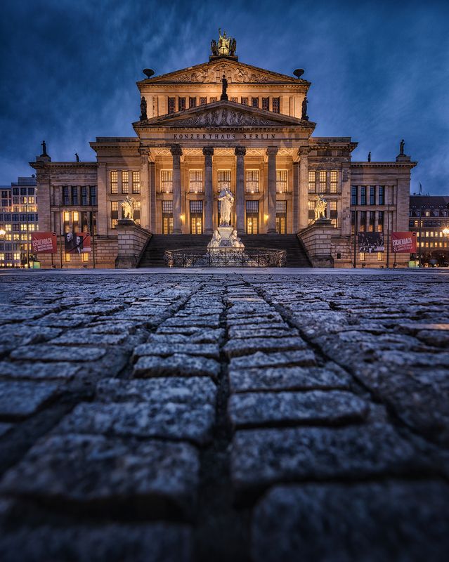 Berlin, Blue Hour, Architecture, Mood, Skies,  Berlin фото превью