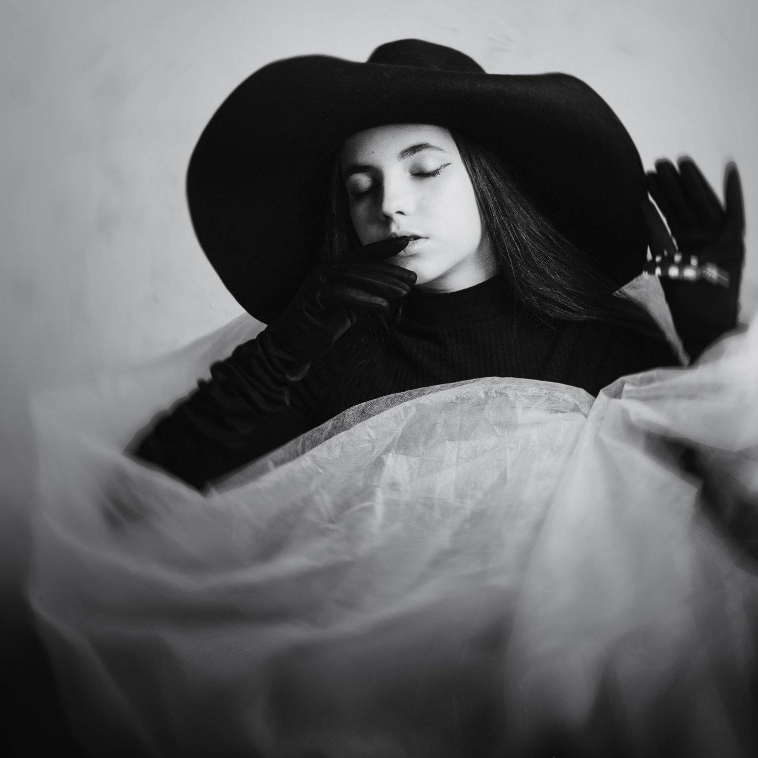 чб, портрет жанровый портрет, Вера Шамраева